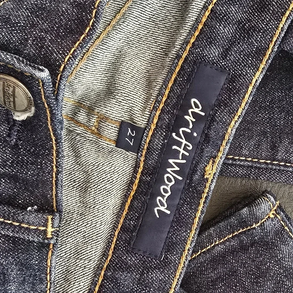 Driftwood Embroidered‎ Floral Jeans Womens 27 Skinny Boho Denim